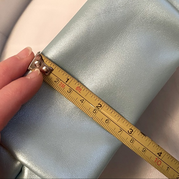 LAUREN CONRAD Aloha Cosmetic Bag Blue & Gold - Picture 5 of 7